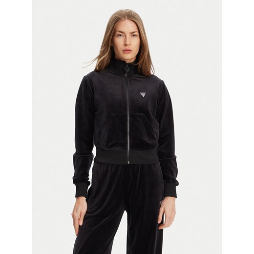 Guess Bluza V3BQ22 K0232 Czarny Regular Fit ze sklepu MODIVO w kategorii Bluzy damskie - zdjęcie 183941627