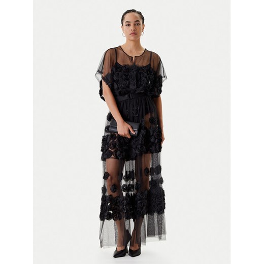 NORMA KAMALI Sukienka koktajlowa ST1253BDP31001 Czarny Loose Fit ze sklepu MODIVO w kategorii Sukienki - zdjęcie 183941635