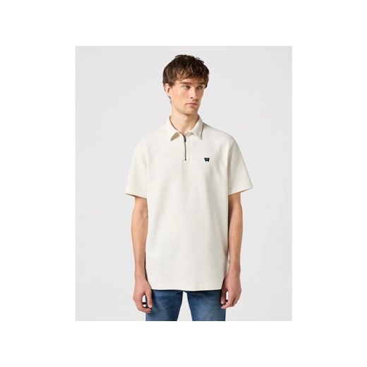WRANGLER MĘSKA KOSZULKA WRANGLER RUGBY POLO SHIRT VINTAGE WHITE 112350413 ze sklepu YouNeedit.pl w kategorii T-shirty męskie - zdjęcie 183942509