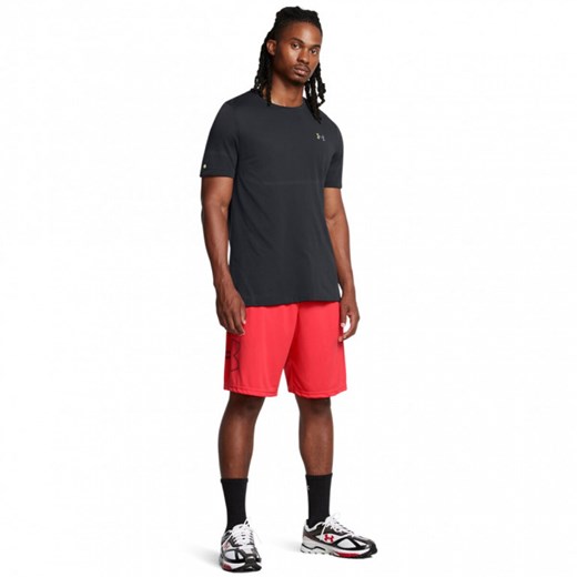 Męskie spodenki treningowe Under Armour Tech Graphic Short - czerwone ze sklepu Sportstylestory.com w kategorii Spodenki męskie - zdjęcie 183942947