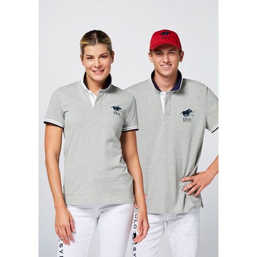 Polo Sylt Koszulka polo w kolorze szarym ze sklepu Limango Polska w kategorii Bluzki damskie - zdjęcie 183943095