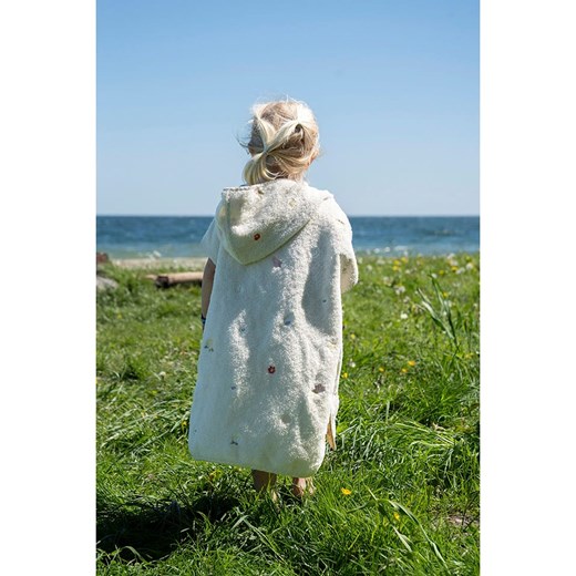 Filibabba Ponczo kąpielowe &quot;Ocean Blossom&quot; w kolorze białym Filibabba onesize okazja Limango Polska