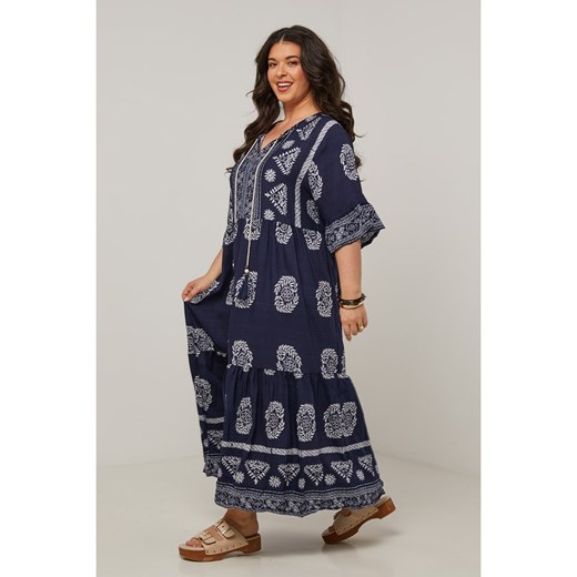 Curvy Lady Sukienka w kolorze granatowym Curvy Lady 40/42 wyprzedaż Limango Polska