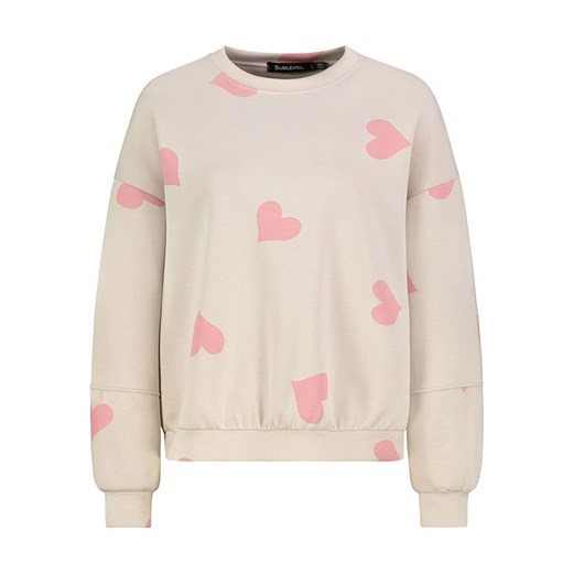 Sublevel Bluza w kolorze beżowo-jasnoróżowym ze sklepu Limango Polska w kategorii Bluzy damskie - zdjęcie 183943645
