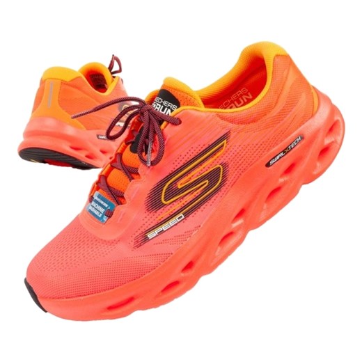 Buty do biegania Skechers Go Run 220908/CRL pomarańczowe ze sklepu ButyModne.pl w kategorii Buty sportowe męskie - zdjęcie 183943997