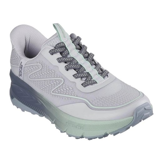 Buty Skechers Slip-ins Switch Back - Mist 180157-GYGR szare ze sklepu ButyModne.pl w kategorii Buty sportowe damskie - zdjęcie 183944026