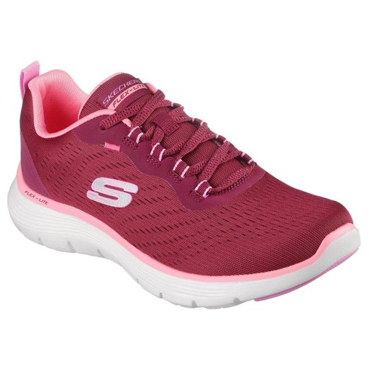 Buty Skechers Flex Appeal 5.0 150201-BURG czerwone ze sklepu ButyModne.pl w kategorii Buty sportowe damskie - zdjęcie 183944027