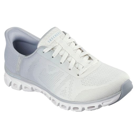 Buty Skechers Slip-ins Glide-Step - Excite 104566-GRY szare ze sklepu ButyModne.pl w kategorii Buty sportowe damskie - zdjęcie 183944035
