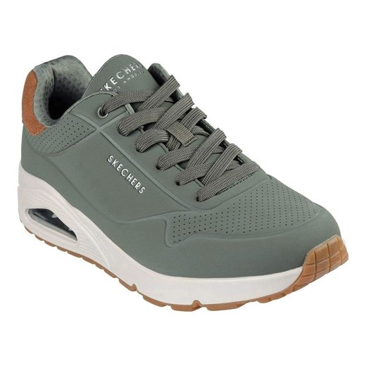 Buty Skechers Uno Suited On Air 183004-OLV zielone ze sklepu ButyModne.pl w kategorii Buty sportowe męskie - zdjęcie 183944059