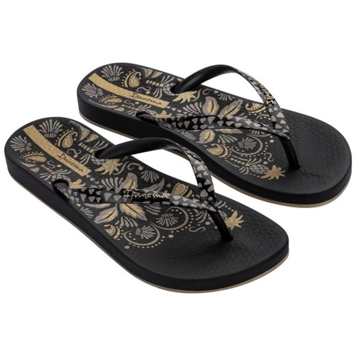 Japonki Ipanema Anat Nature Vii 83650 BD575 czarne ze sklepu ButyModne.pl w kategorii Klapki damskie - zdjęcie 183944108