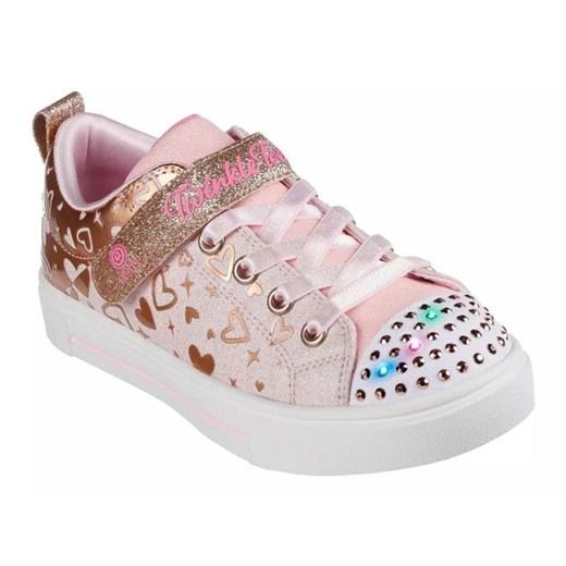 Buty Skechers S Lights® Twinkle Sparks Heather Charm 314787L-LPRG Lt różowe ze sklepu ButyModne.pl w kategorii Trampki dziecięce - zdjęcie 183944125