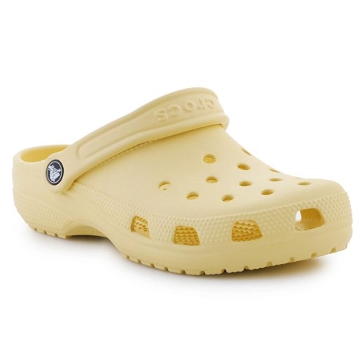 Klapki Crocs Classic 10001-78R żółte ze sklepu ButyModne.pl w kategorii Klapki damskie - zdjęcie 183944156