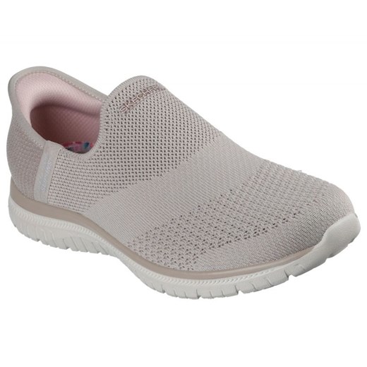 Buty Skechers Slip-ins: Virtue - Sleek 104425/TPE szare ze sklepu ButyModne.pl w kategorii Buty sportowe damskie - zdjęcie 183944186