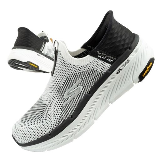 Buty Skechers Max Cushioning Premier 2.0 Slip-INS 220839/WBK białe ze sklepu ButyModne.pl w kategorii Buty sportowe męskie - zdjęcie 183944198