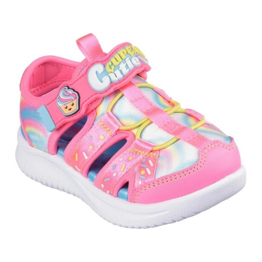 Sandały Skechers Jumpsters Sandal - Sprinkle Wonder 303273N-HPMT różowe ze sklepu ButyModne.pl w kategorii Sandały dziecięce - zdjęcie 183944229