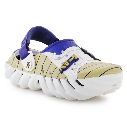 Klapki Crocs Echo Clog K Dragon Ball Z Vegeta  211138-90H białe ze sklepu ButyModne.pl w kategorii Klapki dziecięce - zdjęcie 183944318