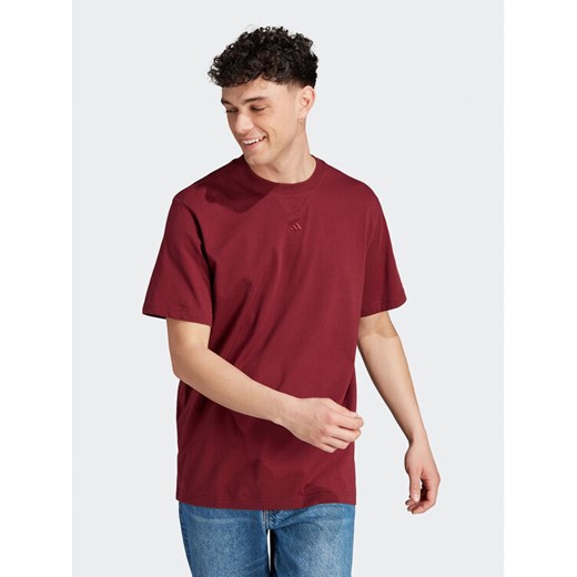adidas T-Shirt ALL SZN IL9022 Czerwony Loose Fit M MODIVO