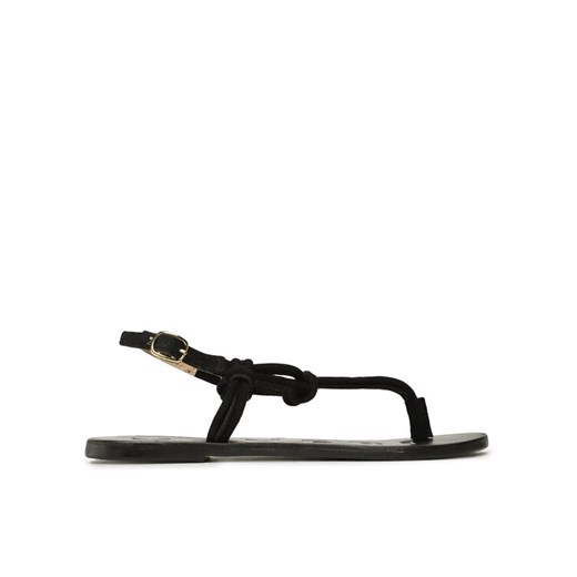 Manebi Sandały Suede Leather Sandals V 2.2 Y0 Czarny ze sklepu MODIVO w kategorii Sandały damskie - zdjęcie 183944788