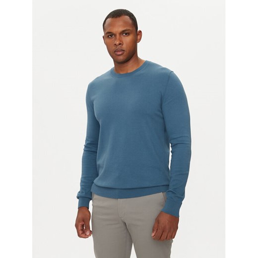 Sisley Sweter 10F2S1C78 Niebieski Slim Fit ze sklepu MODIVO w kategorii Swetry męskie - zdjęcie 183944818
