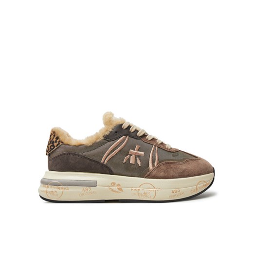 Premiata Sneakersy Cassie 7072M Brązowy ze sklepu MODIVO w kategorii Buty sportowe damskie - zdjęcie 183944819