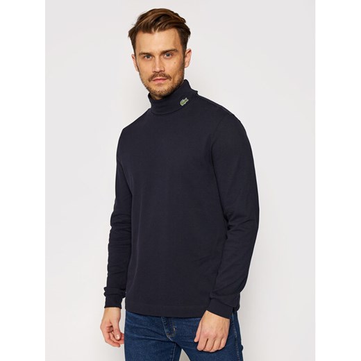 Lacoste Sweter UH2421 Granatowy Regular Fit ze sklepu MODIVO w kategorii Swetry męskie - zdjęcie 183944828