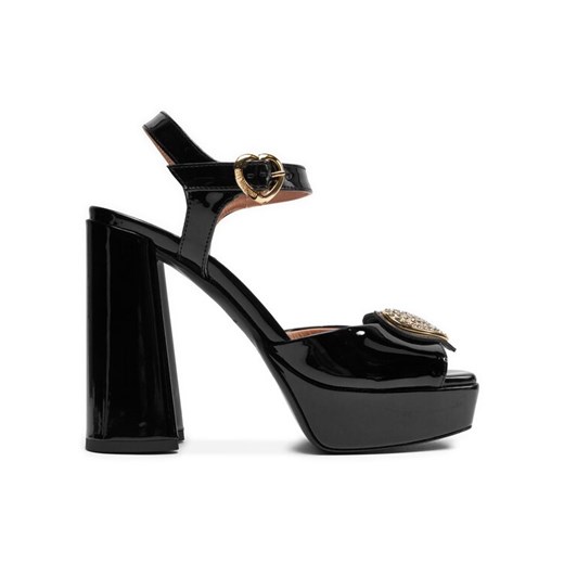 LOVE MOSCHINO Sandały JA1608CG0IIH0000 Czarny ze sklepu MODIVO w kategorii Sandały damskie - zdjęcie 183944877