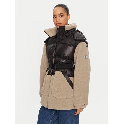 KARL LAGERFELD Kurtka zimowa 246W1500 Czarny Regular Fit ze sklepu MODIVO w kategorii Kurtki damskie - zdjęcie 183944946