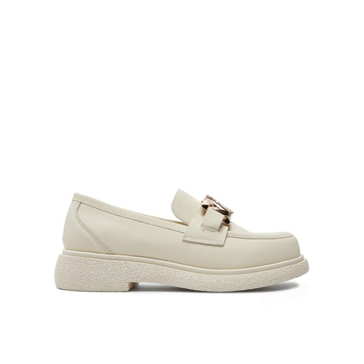 Patrizia Pepe Loafersy PJ282.02 Écru ze sklepu MODIVO w kategorii Lordsy damskie - zdjęcie 183945006