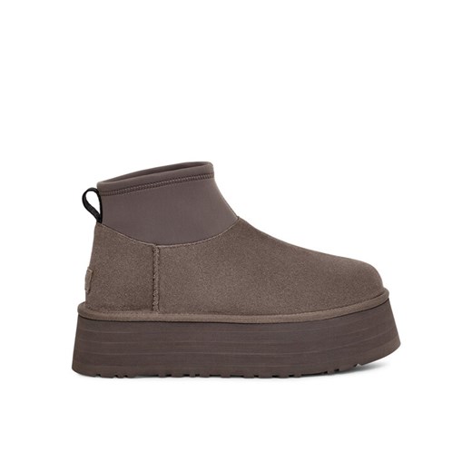 Ugg Śniegowce W Classic Mini Dipper 1168170 Szary ze sklepu MODIVO w kategorii Śniegowce damskie - zdjęcie 183945037
