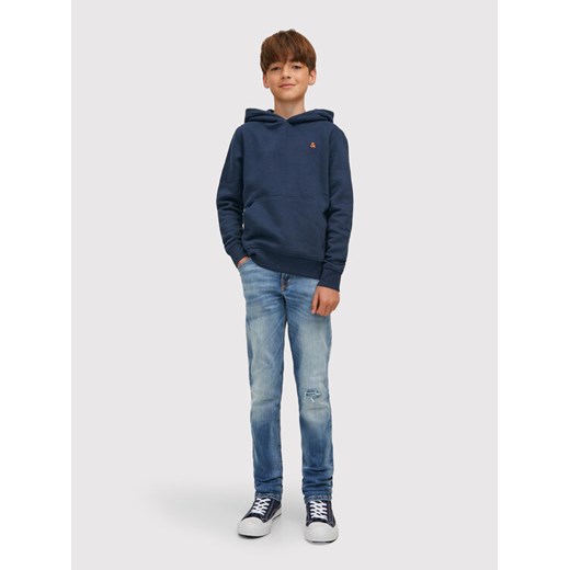 Jack&Jones Junior Bluza Star 12213100 Granatowy Regular Fit ze sklepu MODIVO w kategorii Bluzy chłopięce - zdjęcie 183945087