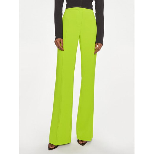 Pinko Spodnie materiałowe Hulka 100054 7624 Zielony Regular Fit ze sklepu MODIVO w kategorii Spodnie damskie - zdjęcie 183945089