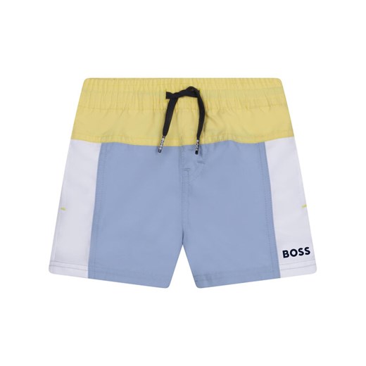 Boss Szorty kąpielowe J04474 S Niebieski Regular Fit ze sklepu MODIVO w kategorii Kąpielówki chłopięce - zdjęcie 183945128