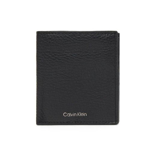 Calvin Klein Duży Portfel Męski Ck Leather Comp Trifold W C &Car LV04D1029G Czarny ze sklepu MODIVO w kategorii Portfele męskie - zdjęcie 183945238