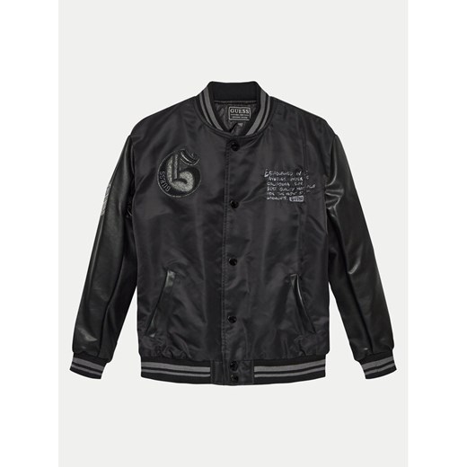 Guess Kurtka bomber L4YL03 WGB90 Czarny Regular Fit Guess 14Y MODIVO