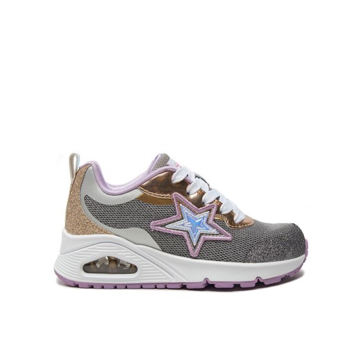 Skechers Sneakersy 310542L/GUMT Srebrny ze sklepu MODIVO w kategorii Buty sportowe dziecięce - zdjęcie 183945279