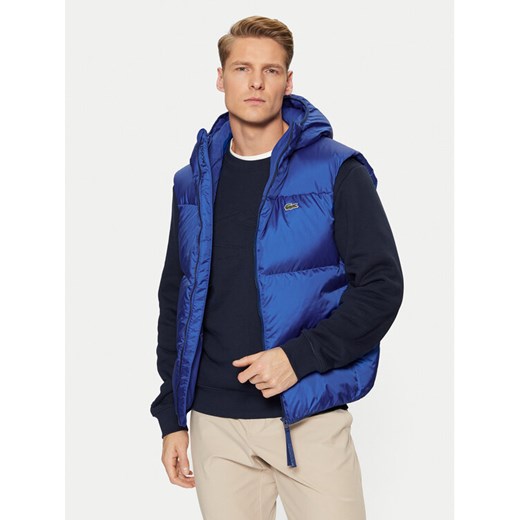 Lacoste Kamizelka BH2895 Niebieski Regular Fit ze sklepu MODIVO w kategorii Kamizelki męskie - zdjęcie 183945287