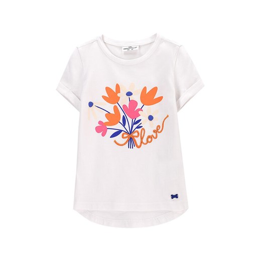 Coccodrillo T-Shirt WC5143201FGK Biały Regular Fit ze sklepu MODIVO w kategorii Bluzki dziewczęce - zdjęcie 183945298