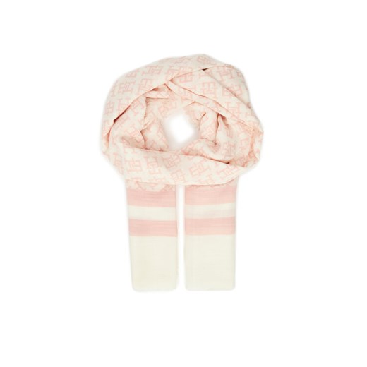 Tommy Hilfiger Szal Beach Summer Mono Scarf AW0AW16030 Écru ze sklepu MODIVO w kategorii Szaliki i chusty damskie - zdjęcie 183945317