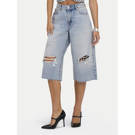 ONLY Szorty jeansowe Cobain 15349183 Niebieski Loose Fit ze sklepu MODIVO w kategorii Szorty - zdjęcie 183945349