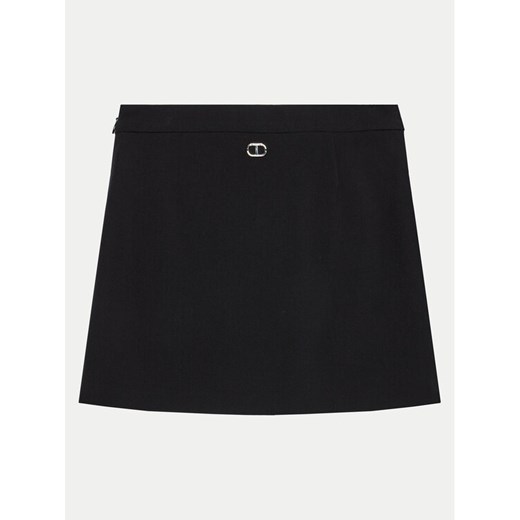 TWINSET Spódnica 242GJ2114 Czarny Regular Fit ze sklepu MODIVO w kategorii Spódnice dziewczęce - zdjęcie 183945367