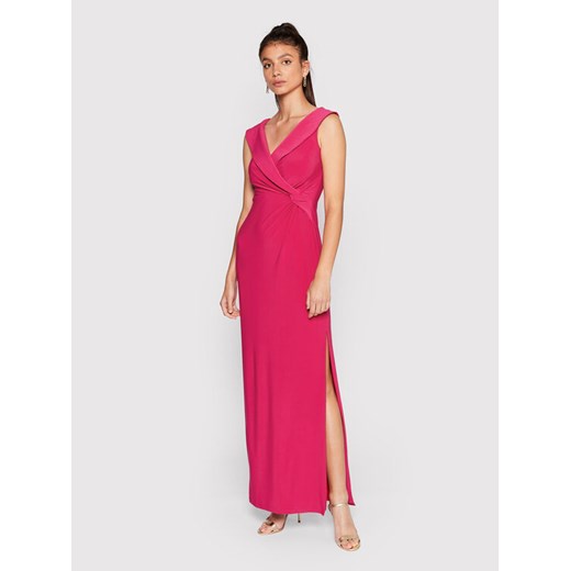 Lauren Ralph Lauren Sukienka wieczorowa 253863940006 Różowy Slim Fit ze sklepu MODIVO w kategorii Sukienki - zdjęcie 183945406