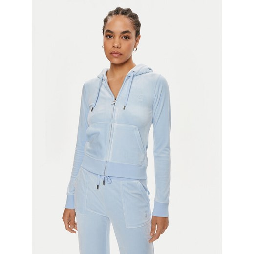 Juicy Couture Bluza Robertson JCAP176 Błękitny Slim Fit Juicy Couture S MODIVO