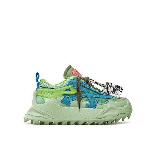 Off-White Sneakersy OWIA180F21FAB0025045 Zielony ze sklepu MODIVO w kategorii Buty sportowe damskie - zdjęcie 183945447