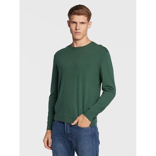 United Colors Of Benetton Sweter 10CVU1N60 Zielony Regular Fit United Colors Of Benetton XL MODIVO