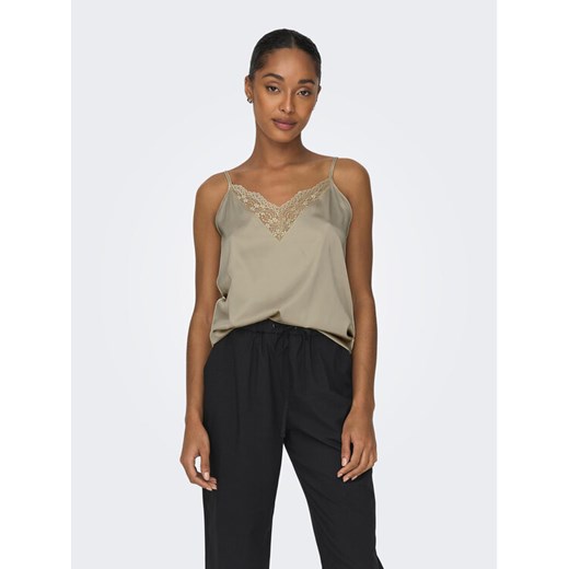 ONLY Top 15287104 Beżowy Regular Fit XL MODIVO