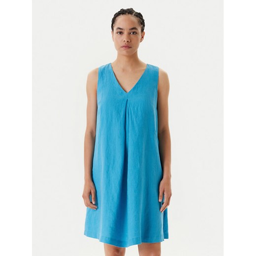United Colors Of Benetton Sukienka letnia 4AGHDV0AX Niebieski Relaxed Fit ze sklepu MODIVO w kategorii Sukienki - zdjęcie 183945518