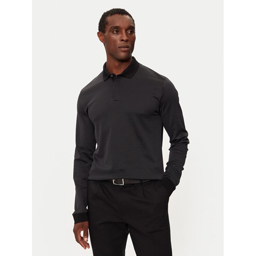 Boss Polo H-Pado 431 50525033 Czarny Regular Fit ze sklepu MODIVO w kategorii T-shirty męskie - zdjęcie 183945548