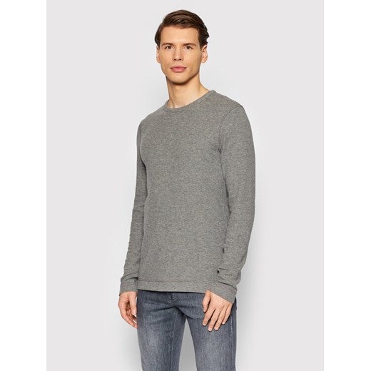Boss Sweter Tempest 1 50462773 Szary Slim Fit ze sklepu MODIVO w kategorii Swetry męskie - zdjęcie 183945566