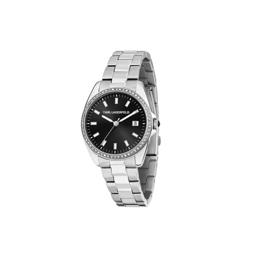 KARL LAGERFELD Zegarek R0553101511 Srebrny ze sklepu MODIVO w kategorii Zegarki - zdjęcie 183945608