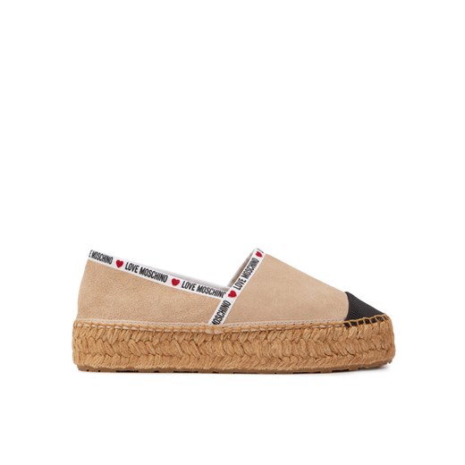 LOVE MOSCHINO Espadryle JA10553G0IIG0131 Beżowy Love Moschino 39 MODIVO